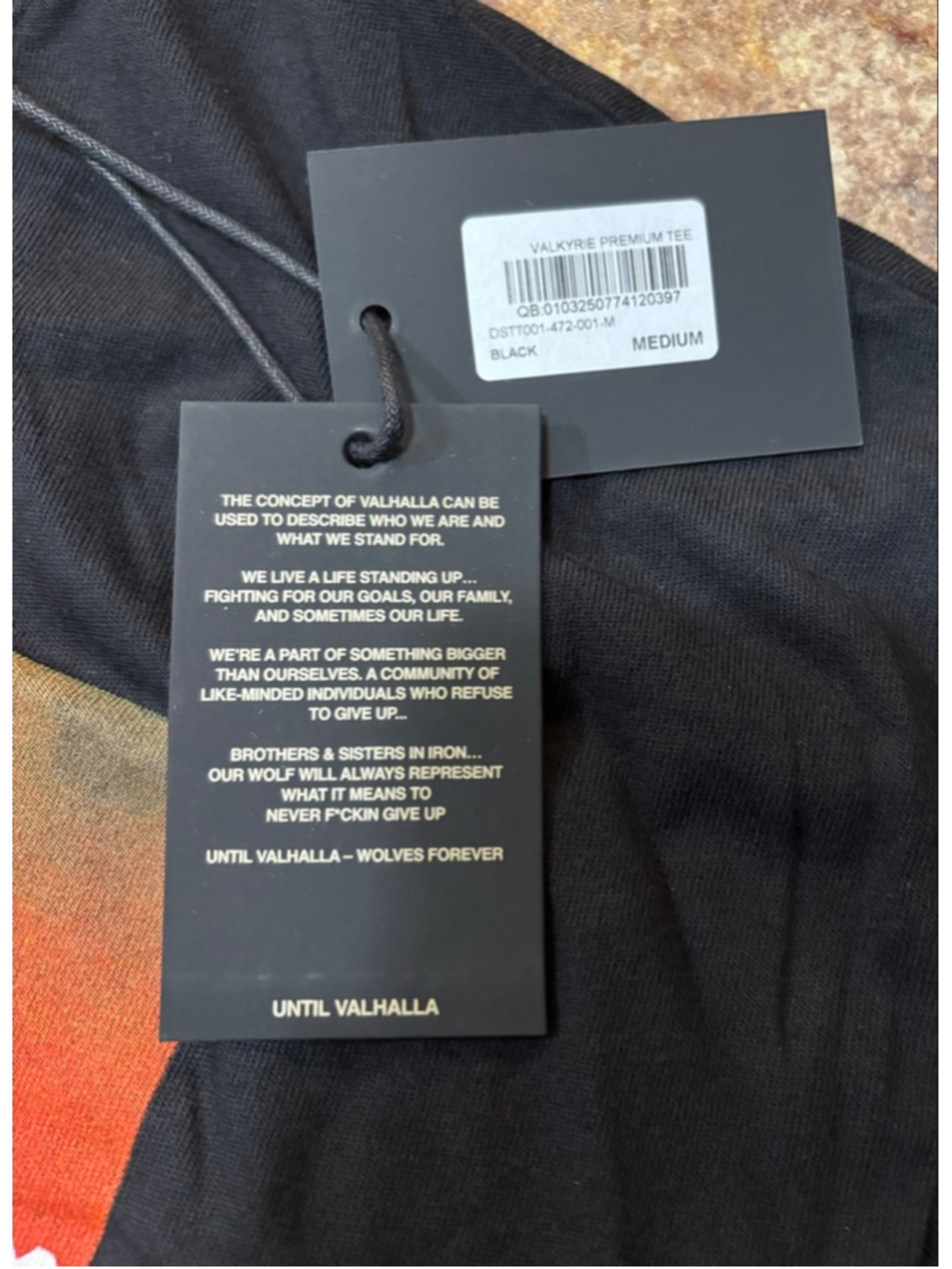 Darc Sport NFGU Until Valhalla Valkyrie Premium Tee Medium - Picture 3 of 4
